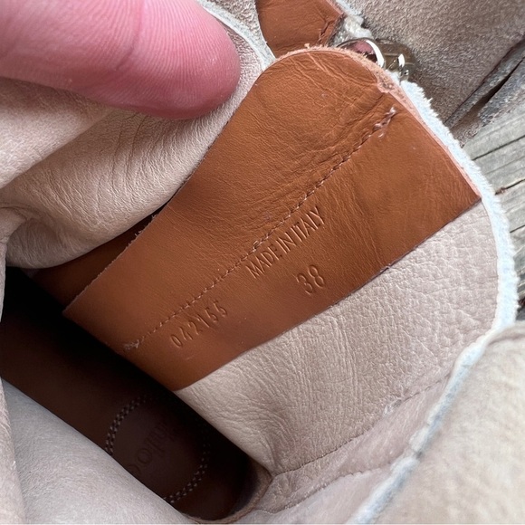 Chloe Edith Suede Lace Up Combat Boots - Picture 8 of 12